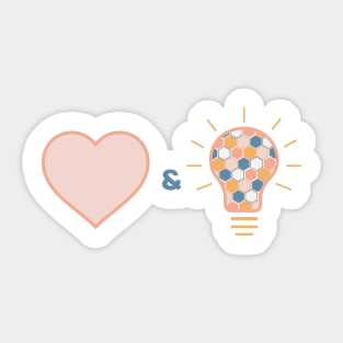 Love & Light (small) Sticker